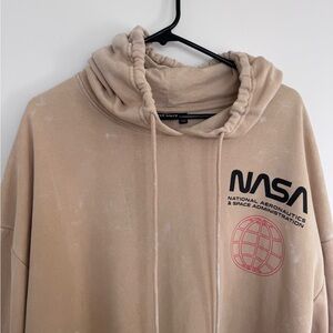 NASA Tan Hoodie for Men
